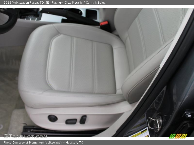 Platinum Gray Metallic / Cornsilk Beige 2013 Volkswagen Passat TDI SE