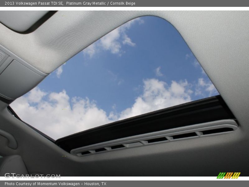 Platinum Gray Metallic / Cornsilk Beige 2013 Volkswagen Passat TDI SE
