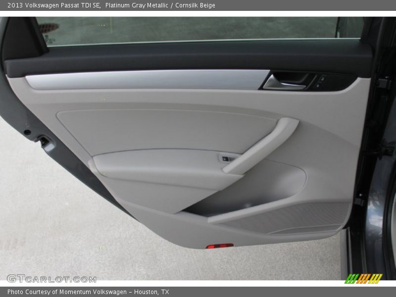 Platinum Gray Metallic / Cornsilk Beige 2013 Volkswagen Passat TDI SE