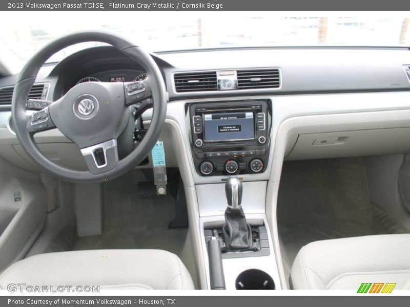 Platinum Gray Metallic / Cornsilk Beige 2013 Volkswagen Passat TDI SE