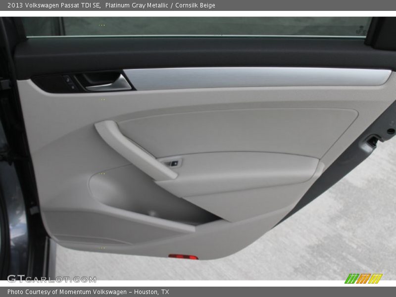 Platinum Gray Metallic / Cornsilk Beige 2013 Volkswagen Passat TDI SE