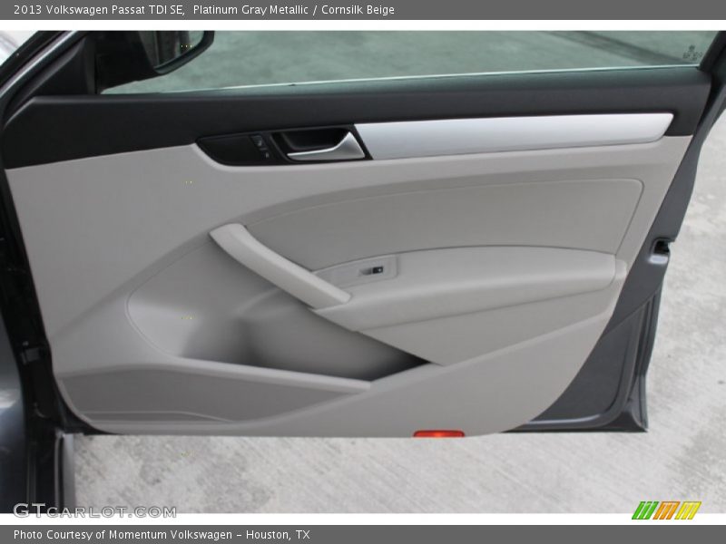 Platinum Gray Metallic / Cornsilk Beige 2013 Volkswagen Passat TDI SE