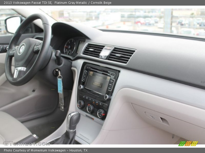 Platinum Gray Metallic / Cornsilk Beige 2013 Volkswagen Passat TDI SE