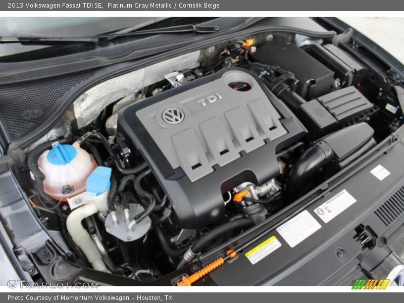 Platinum Gray Metallic / Cornsilk Beige 2013 Volkswagen Passat TDI SE
