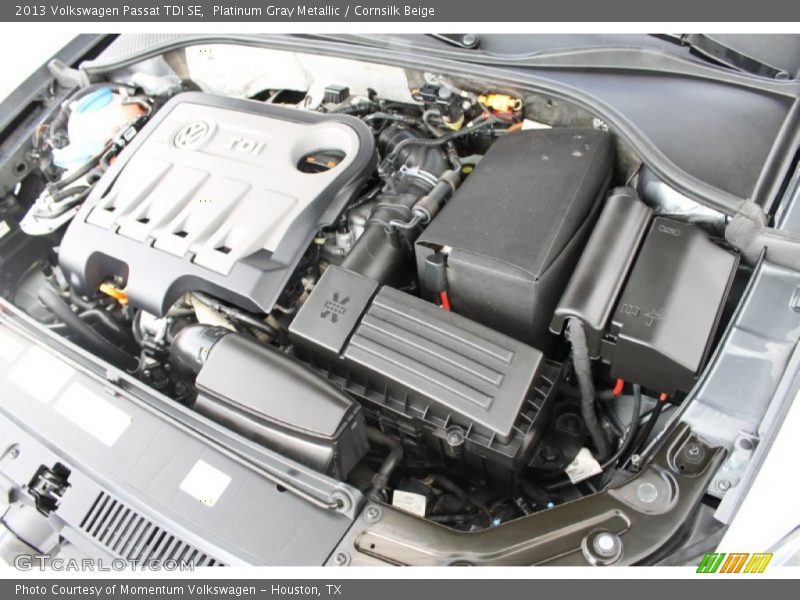 Platinum Gray Metallic / Cornsilk Beige 2013 Volkswagen Passat TDI SE