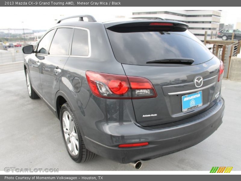 Meteor Gray Mica / Black 2013 Mazda CX-9 Grand Touring AWD