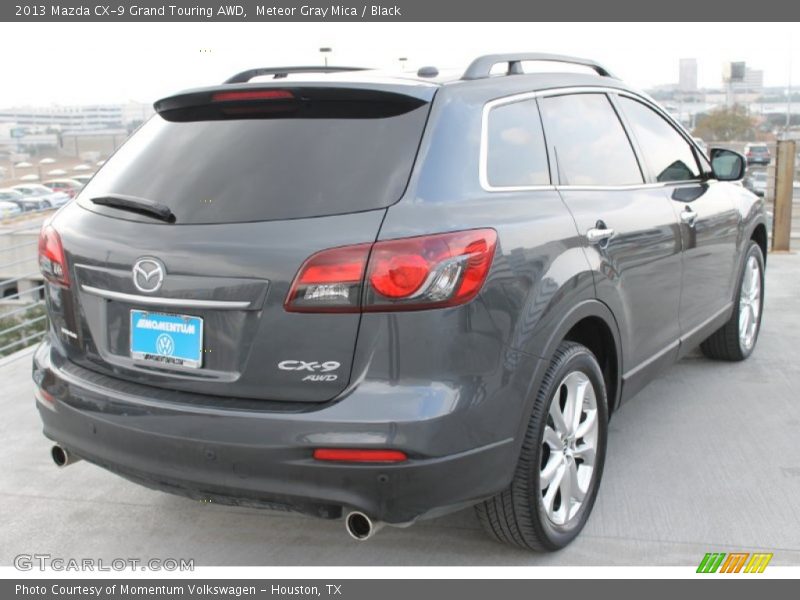 Meteor Gray Mica / Black 2013 Mazda CX-9 Grand Touring AWD