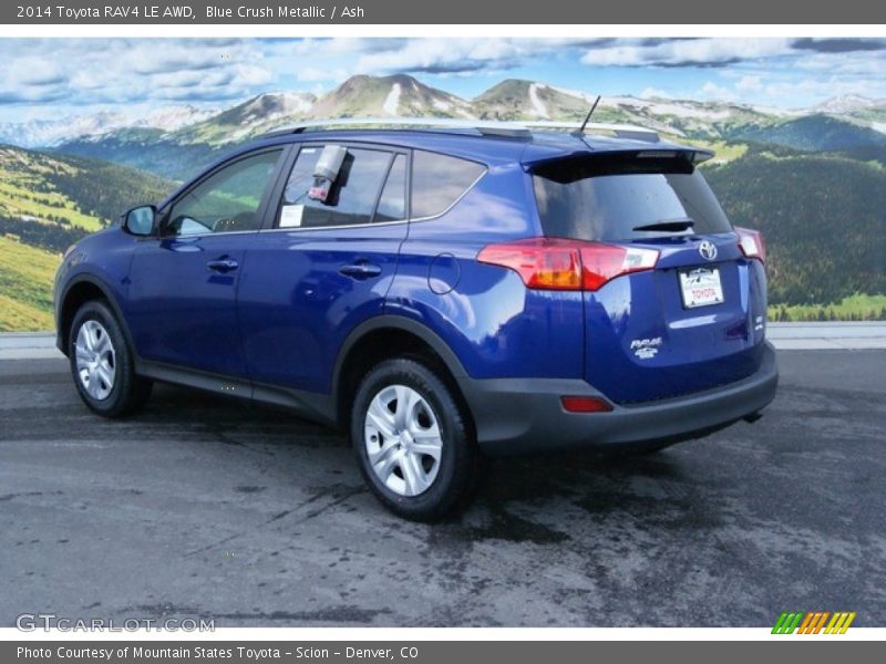 Blue Crush Metallic / Ash 2014 Toyota RAV4 LE AWD