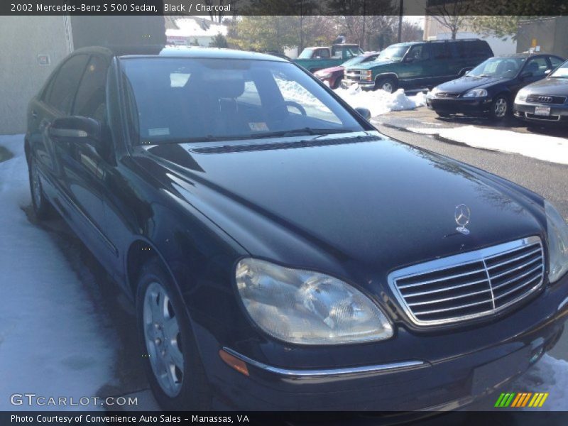 Black / Charcoal 2002 Mercedes-Benz S 500 Sedan