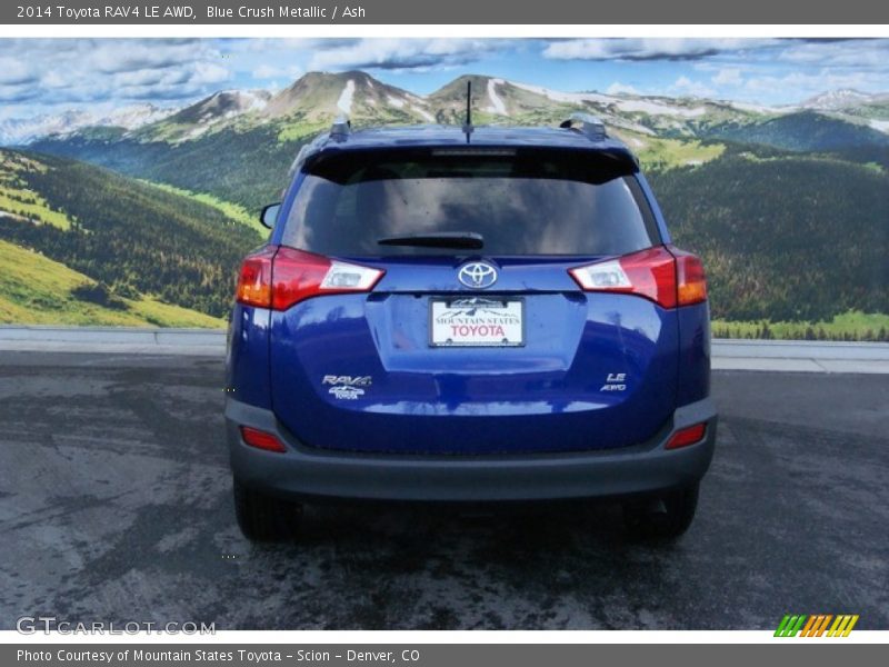 Blue Crush Metallic / Ash 2014 Toyota RAV4 LE AWD