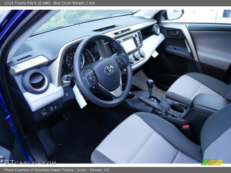 Blue Crush Metallic / Ash 2014 Toyota RAV4 LE AWD