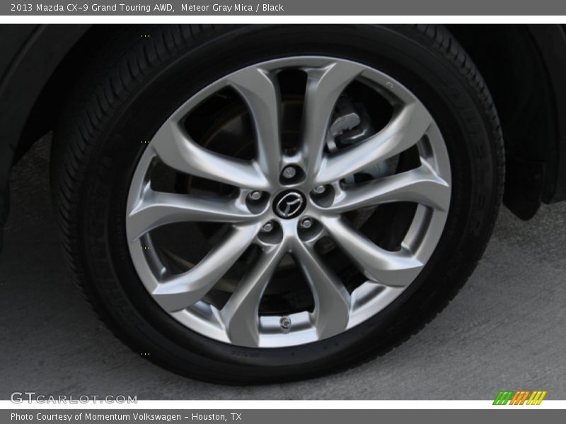 Meteor Gray Mica / Black 2013 Mazda CX-9 Grand Touring AWD