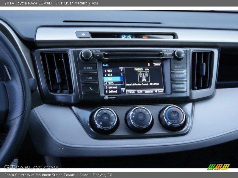 Blue Crush Metallic / Ash 2014 Toyota RAV4 LE AWD