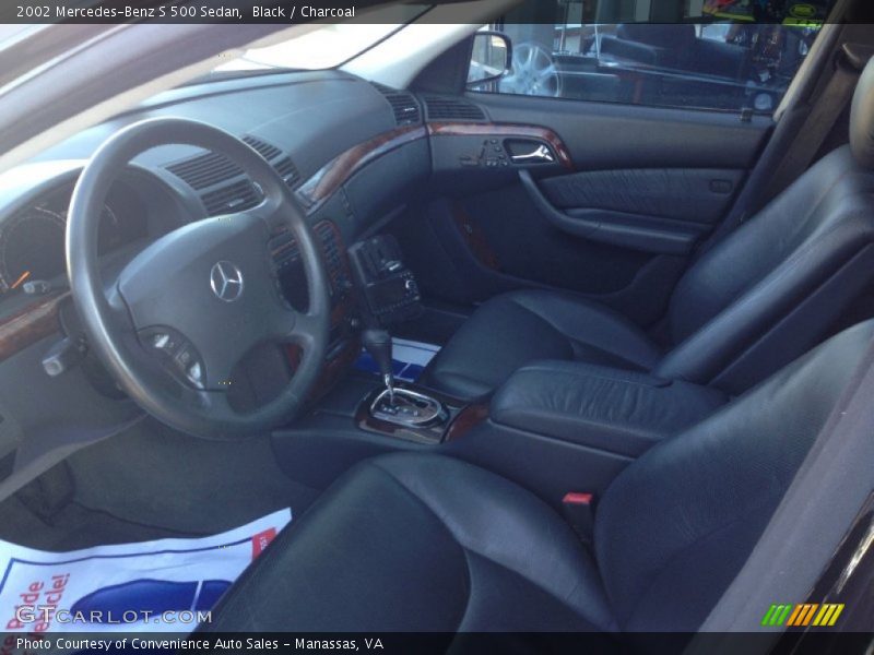 Black / Charcoal 2002 Mercedes-Benz S 500 Sedan