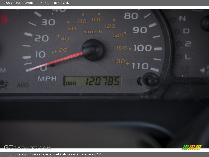 Black / Oak 2003 Toyota Sequoia Limited