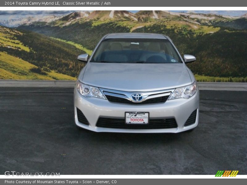 Classic Silver Metallic / Ash 2014 Toyota Camry Hybrid LE