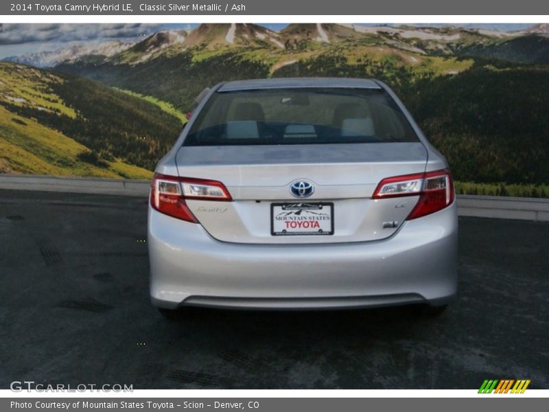 Classic Silver Metallic / Ash 2014 Toyota Camry Hybrid LE