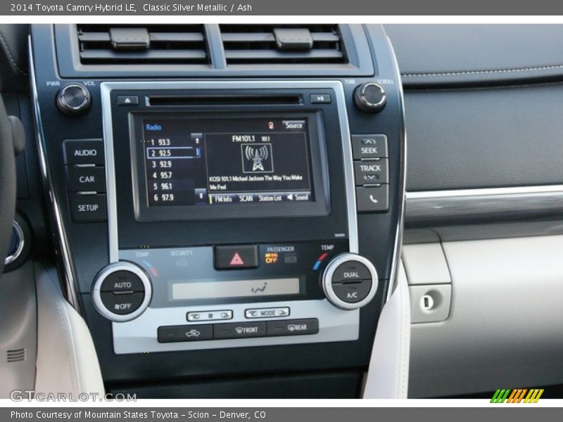 Classic Silver Metallic / Ash 2014 Toyota Camry Hybrid LE