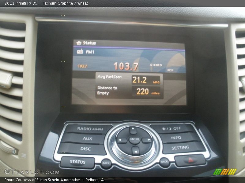 Platinum Graphite / Wheat 2011 Infiniti FX 35