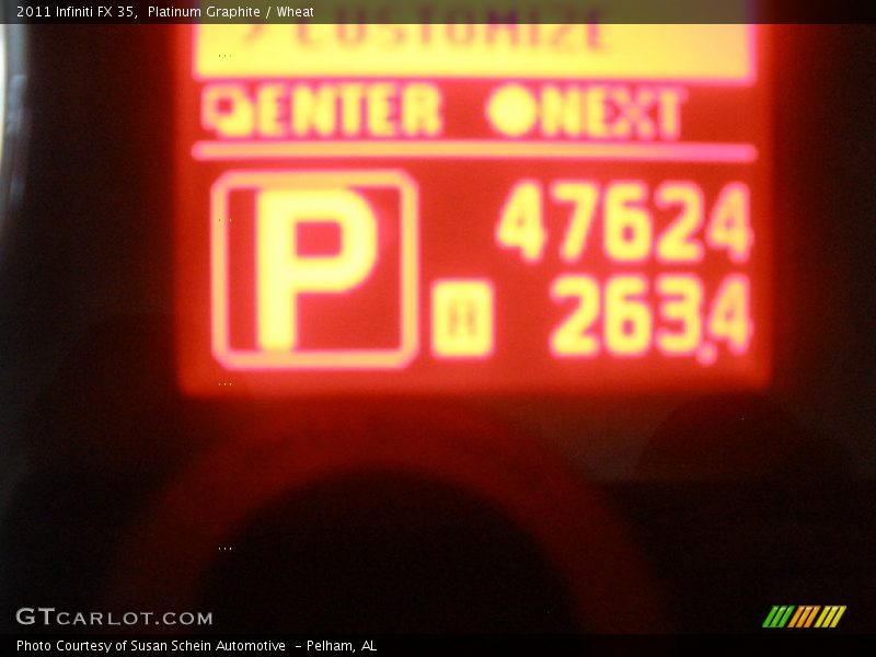 Platinum Graphite / Wheat 2011 Infiniti FX 35