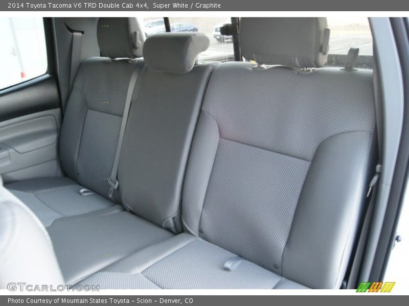 Super White / Graphite 2014 Toyota Tacoma V6 TRD Double Cab 4x4