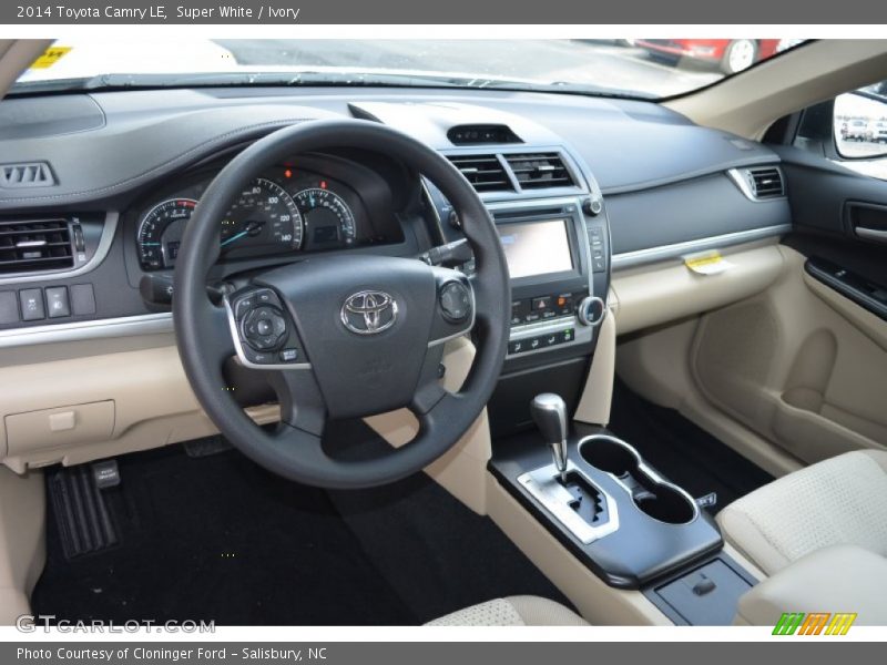 Super White / Ivory 2014 Toyota Camry LE