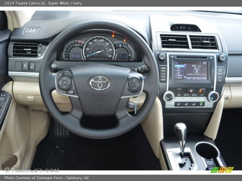 Super White / Ivory 2014 Toyota Camry LE