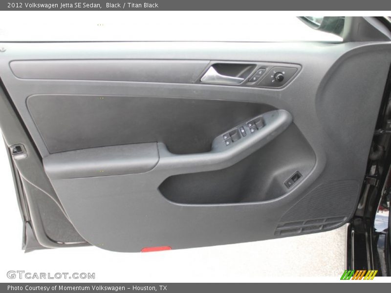 Black / Titan Black 2012 Volkswagen Jetta SE Sedan