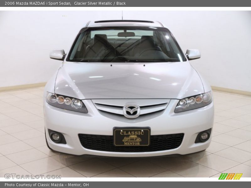 Glacier Silver Metallic / Black 2006 Mazda MAZDA6 i Sport Sedan