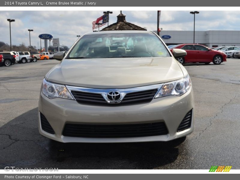 Creme Brulee Metallic / Ivory 2014 Toyota Camry L