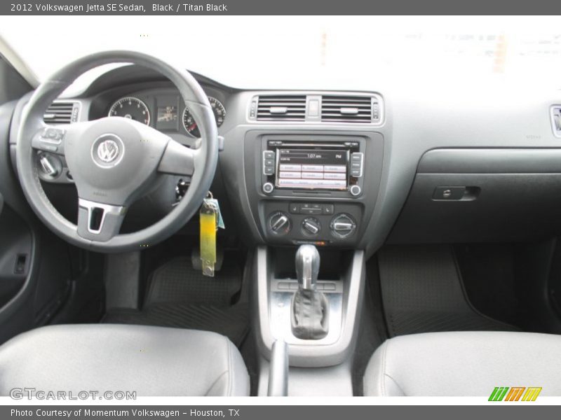 Black / Titan Black 2012 Volkswagen Jetta SE Sedan