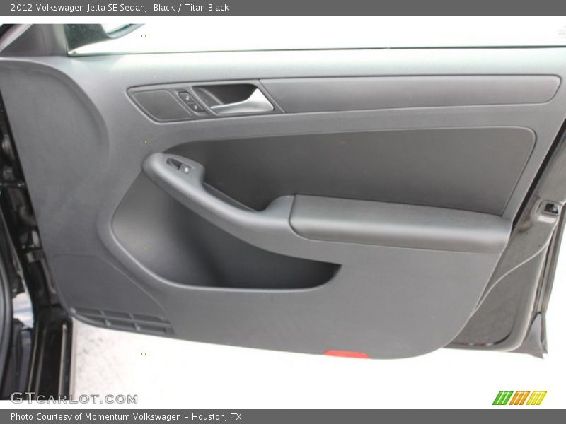 Black / Titan Black 2012 Volkswagen Jetta SE Sedan