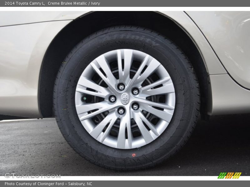 Creme Brulee Metallic / Ivory 2014 Toyota Camry L