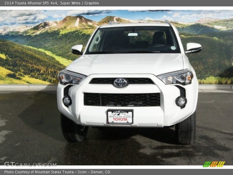 Super White / Graphite 2014 Toyota 4Runner SR5 4x4