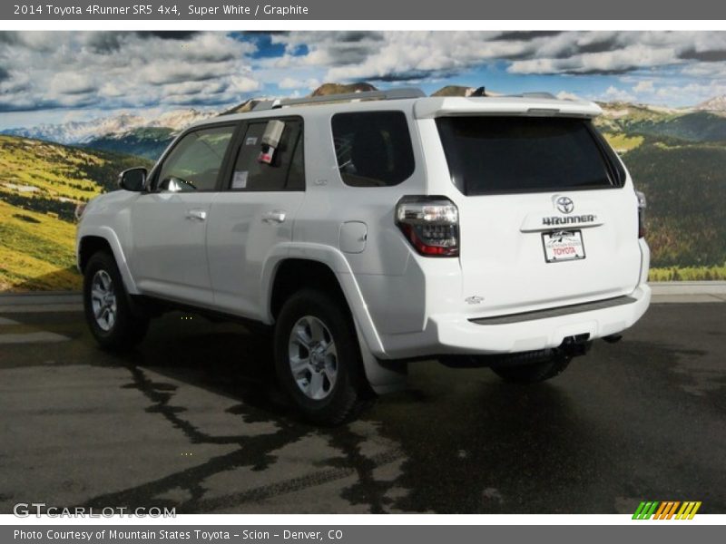 Super White / Graphite 2014 Toyota 4Runner SR5 4x4