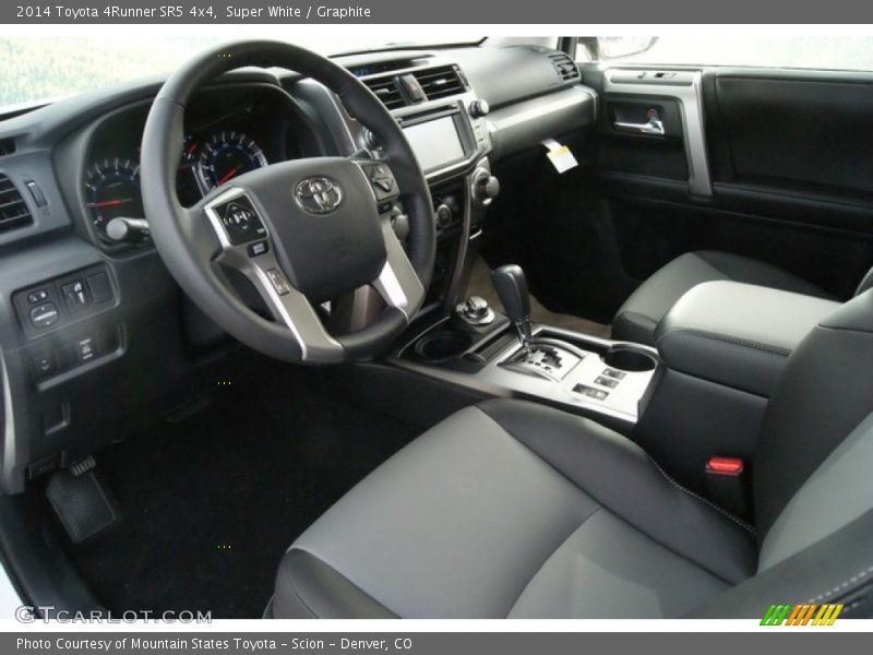 Super White / Graphite 2014 Toyota 4Runner SR5 4x4
