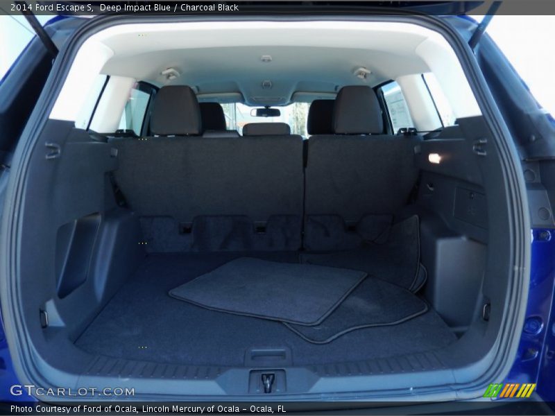 Deep Impact Blue / Charcoal Black 2014 Ford Escape S