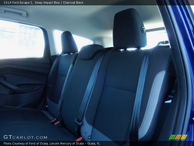 Deep Impact Blue / Charcoal Black 2014 Ford Escape S