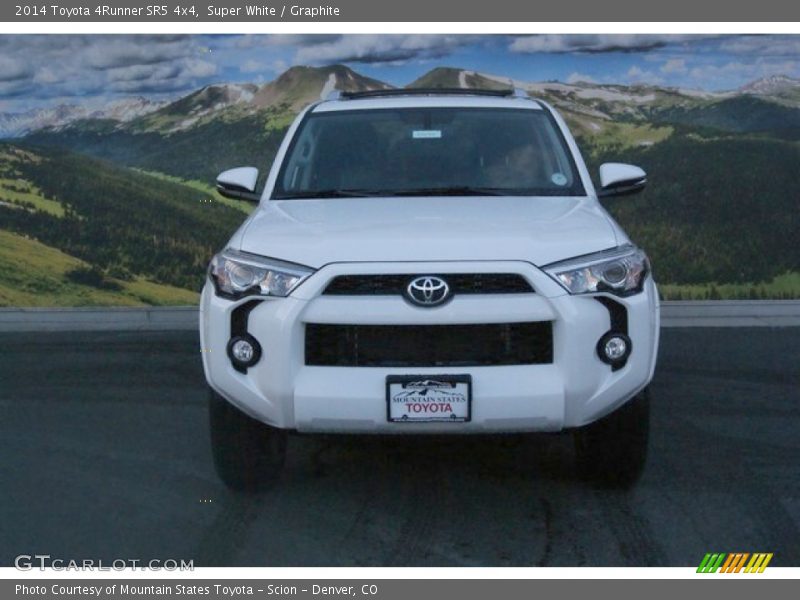 Super White / Graphite 2014 Toyota 4Runner SR5 4x4