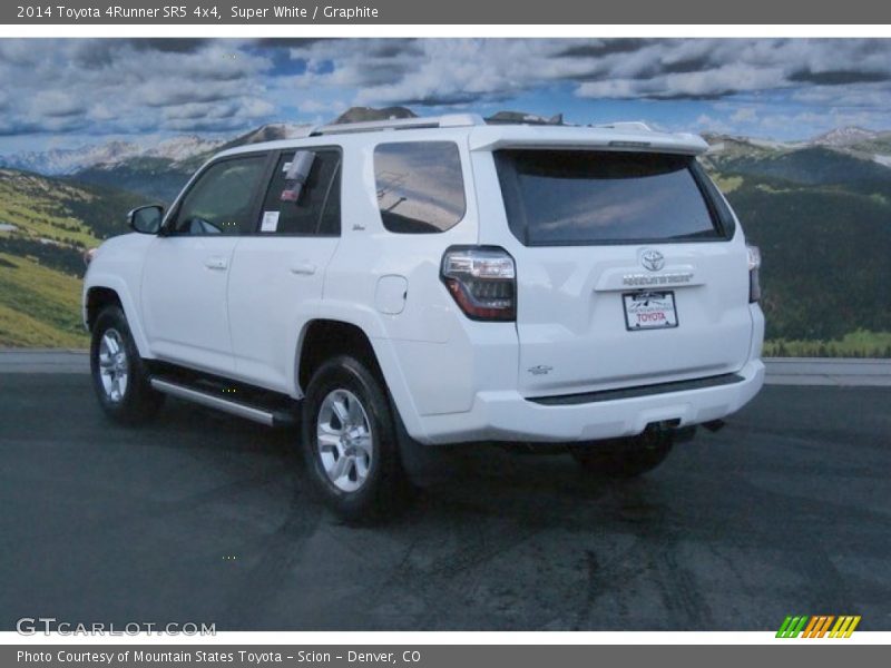 Super White / Graphite 2014 Toyota 4Runner SR5 4x4