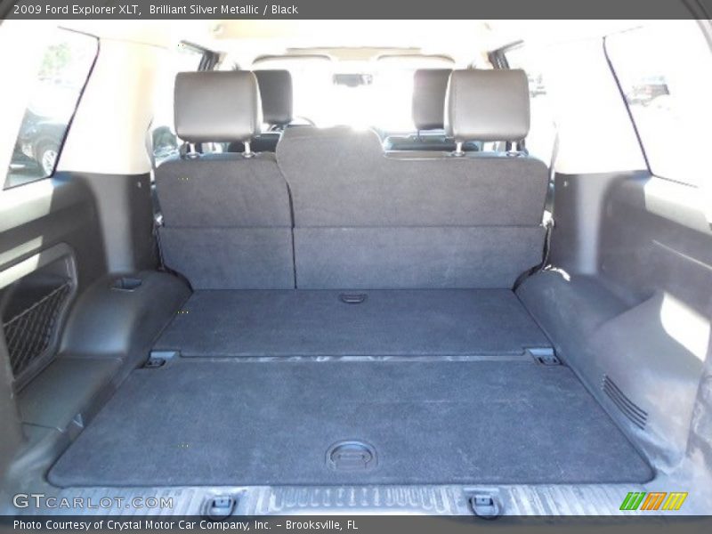 Brilliant Silver Metallic / Black 2009 Ford Explorer XLT