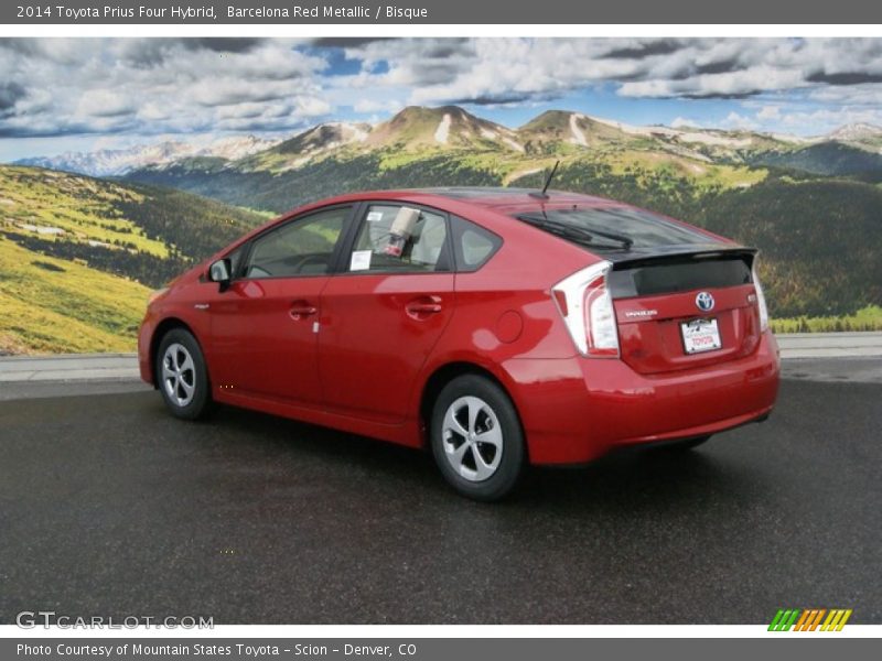 Barcelona Red Metallic / Bisque 2014 Toyota Prius Four Hybrid