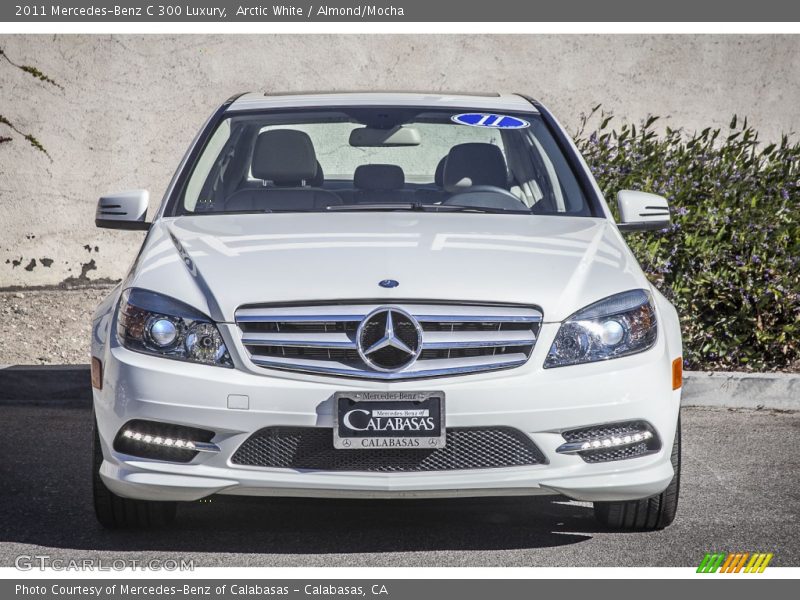 Arctic White / Almond/Mocha 2011 Mercedes-Benz C 300 Luxury