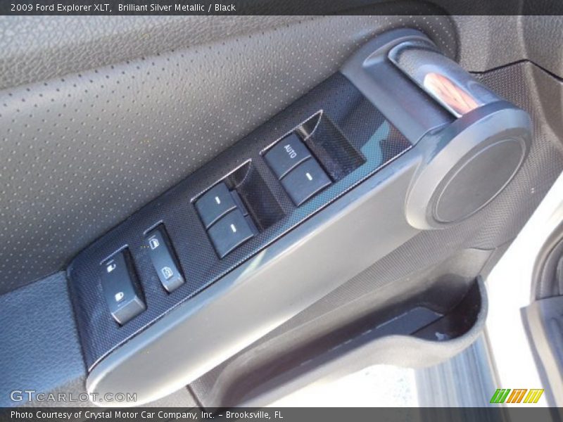 Brilliant Silver Metallic / Black 2009 Ford Explorer XLT