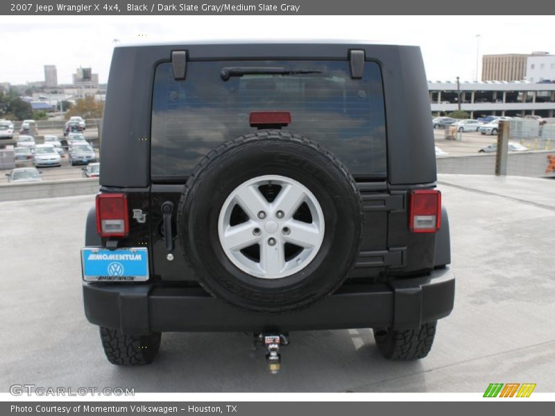 Black / Dark Slate Gray/Medium Slate Gray 2007 Jeep Wrangler X 4x4