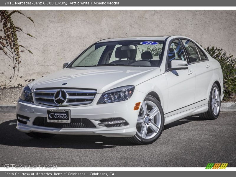 Arctic White / Almond/Mocha 2011 Mercedes-Benz C 300 Luxury