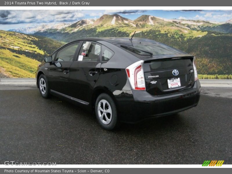 Black / Dark Gray 2014 Toyota Prius Two Hybrid