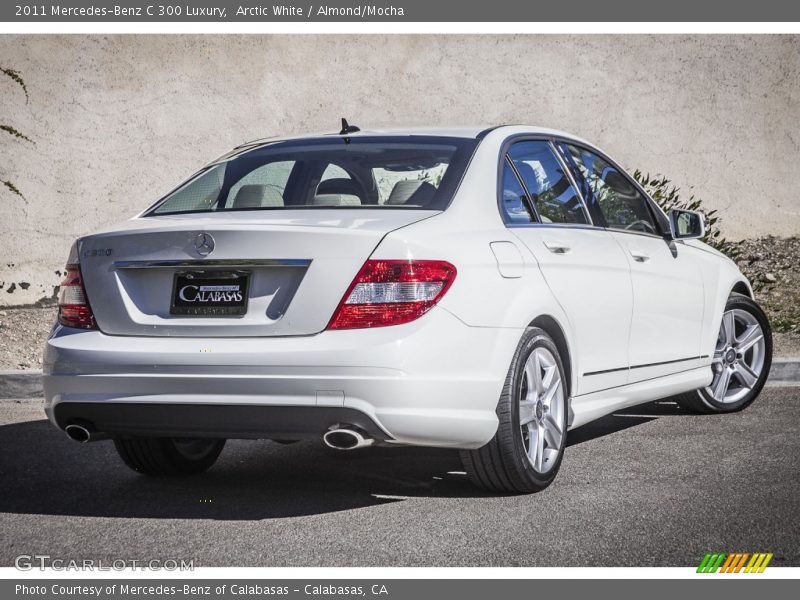 Arctic White / Almond/Mocha 2011 Mercedes-Benz C 300 Luxury