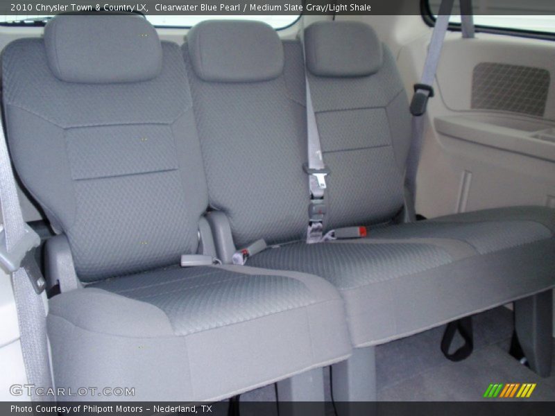 Clearwater Blue Pearl / Medium Slate Gray/Light Shale 2010 Chrysler Town & Country LX