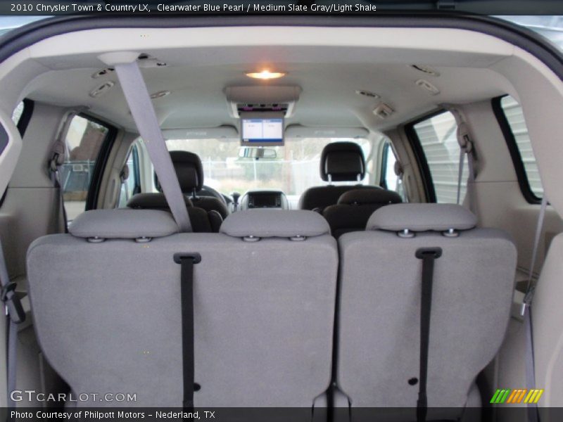 Clearwater Blue Pearl / Medium Slate Gray/Light Shale 2010 Chrysler Town & Country LX
